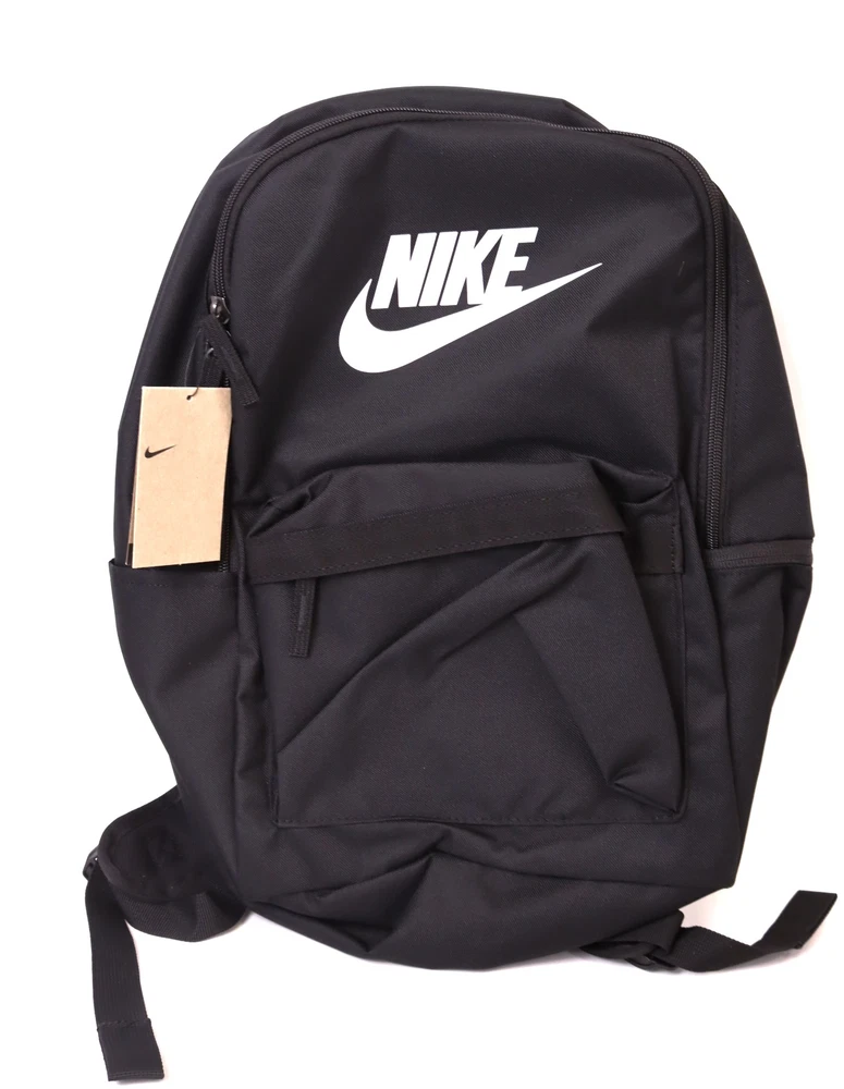 Nike Heritage 25L Backpack Black White School Laptop Bag DC4244-010
