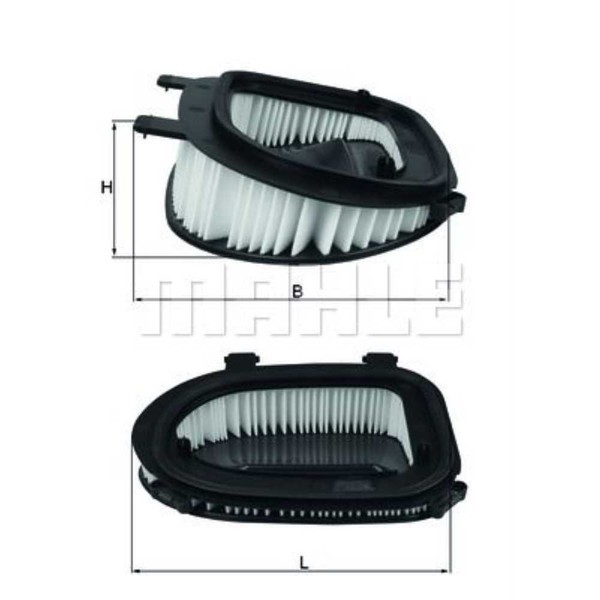 Knecht Luftfilter Filtereinsatz FüR BMW X3 Xdrive20D Xdrive30D X5-image