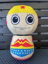 Toy Factory 12 " Wonder Woman DC Comics Justice League Stuff Big Head Doll Plush