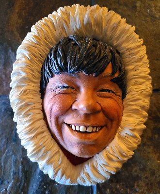 Bossons ''ESKIMO'' Chalkware, England VINTAGE 1968