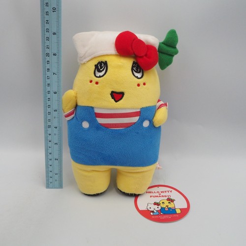 Funassyi X Hello Kitty Sanrio MC1007 Plush Stuffed 9" Toy TAG Doll Japan - Picture 2 of 8