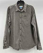 Columbia Mens Vapor Ridge III Size XL Plaid Long Sleeve Button Down Shirt