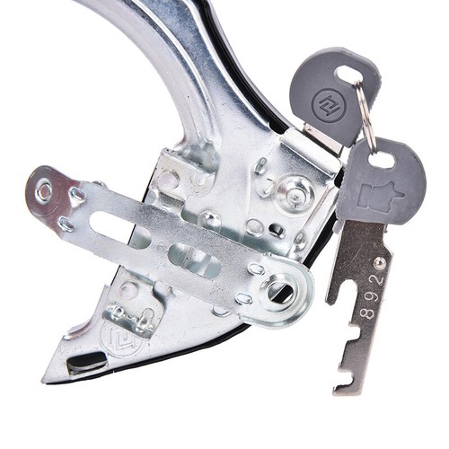 Bicycle Lock Computer Locks Mountain Bike Lock Anti-theft Steel Chain With Ke-va - Picture 6 of 12