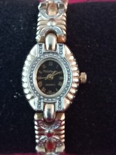 Orologio donna Philip Mercier bracciale tono oro quadrante ovale