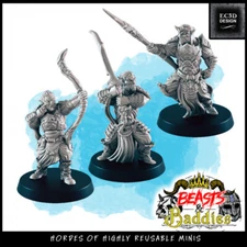 "Hobgoblin Warband x3 minis"  Beasts & Baddies EC3D resin fantasy D&D Frostgrave