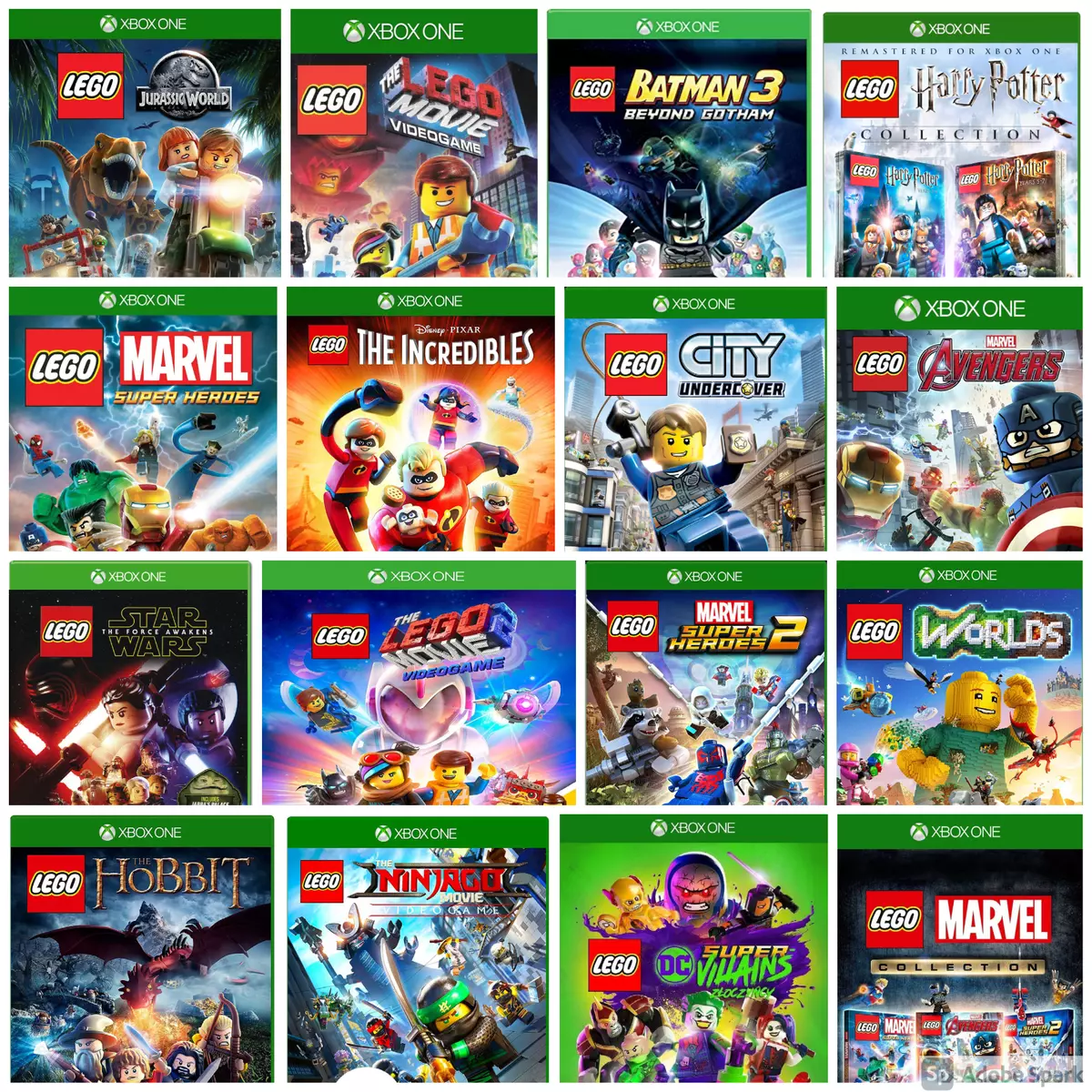 LEGO Marvel Collection [ 3 Games in 1 Pack ] (XBOX ONE) NEW