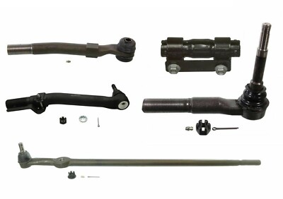 Front Tie Rod Ends Steering Drag Link Kit MOOG Set 5PCS for Ford F250 F350SD 4WD