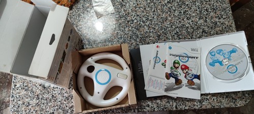 Mario Kart nintendo Wii con Volante, edizione cartonata big box super mario raro - Foto 7 di 12