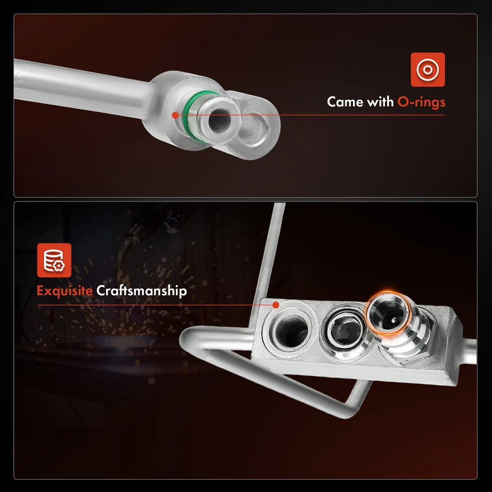 Conjunto de manguera de línea líquida de aire acondicionado para Toyota Prius 2010 2011 condensador a evaporador Foto 3 de 4