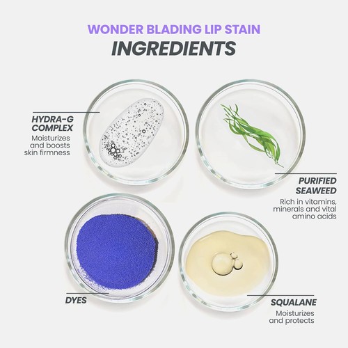 Wonder Blading Lip Stain Peel off and Reveal Kit - Tinta per Labbra Nude Imperme - Foto 5 di 11