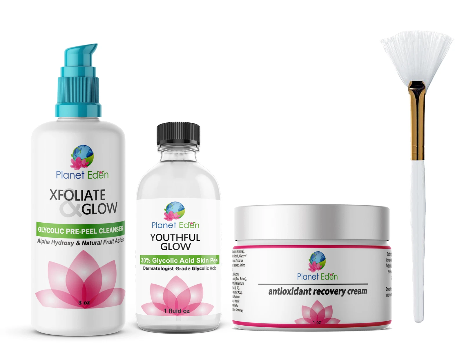 30% Glycolic Acid Skin Peel Kit + Glycolic Cleanser + Recovery Cream + BRUSH
Opens in a new window o