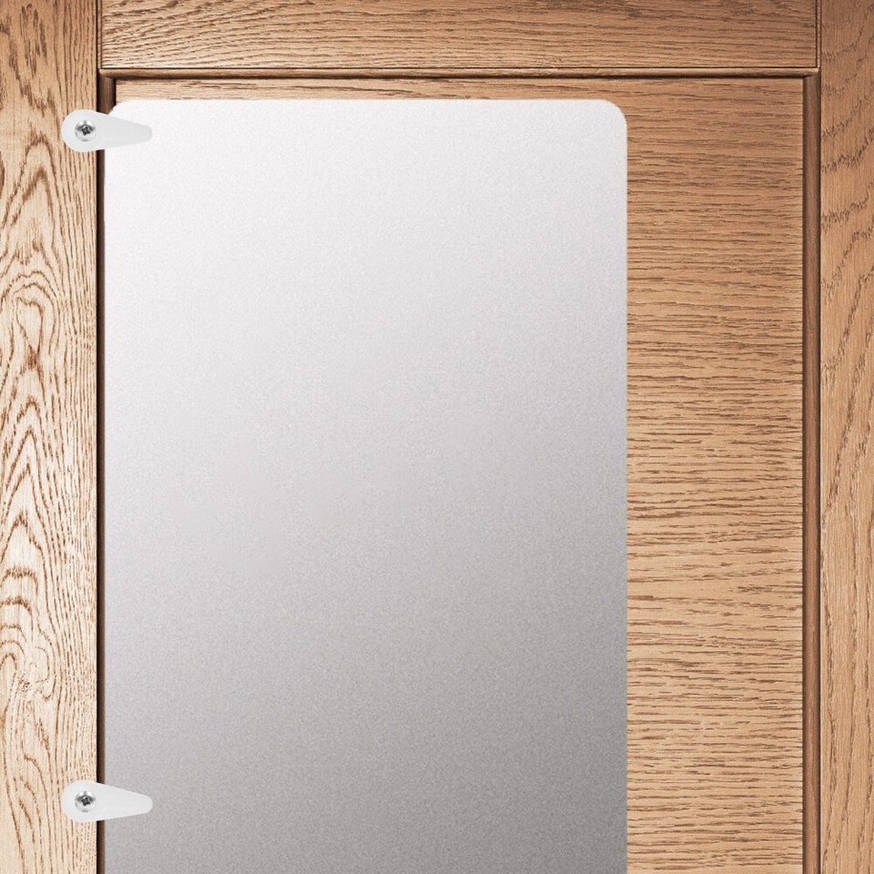 200 pcs Glass Door Retainer Clips Mirror Clips Glass Retainer