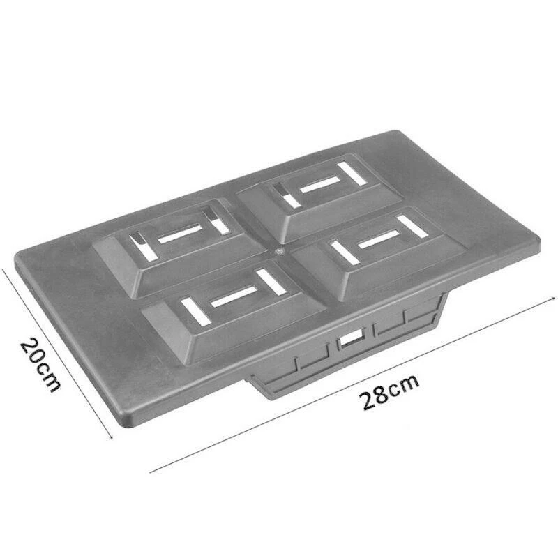 1x Car Battery Tray Holder+Adjustable Hold Down Clamp Bracket Kit Screw Rod 23cm — 第 4/4 张图片