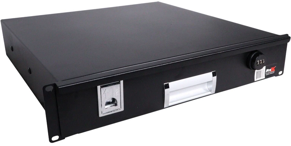 ProX T-2RD-18 MK3 2U Rack Space 18" Depth Rack Mount Drawer for Audio, DJ NEW - Image 2 of 4