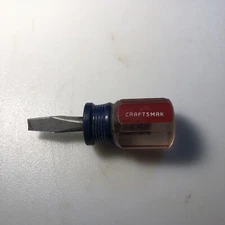 Vintage Craftsman 4151  M WF Series Flat Head Stubby 1/4" Screwdriver USA 3.5”