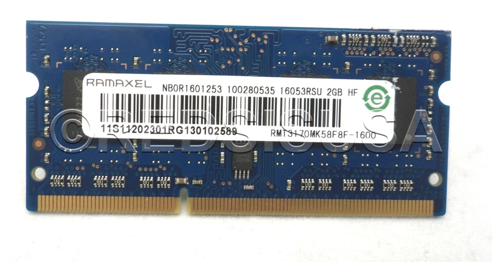 Genuine Lenovo G40-80 G40-30 Memory 2GB DDR3 PC3-12800 Grade A 11202301 - Image 2 of 4