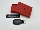 FERRARI CALIFORNIA T BLUE LEATHER KEYCHAIN | SCHLUSSELANHÄNGER | PORTACHIAVI
