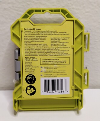 RYOBI 20 PC. Drill and Impact Drive Set | eBay