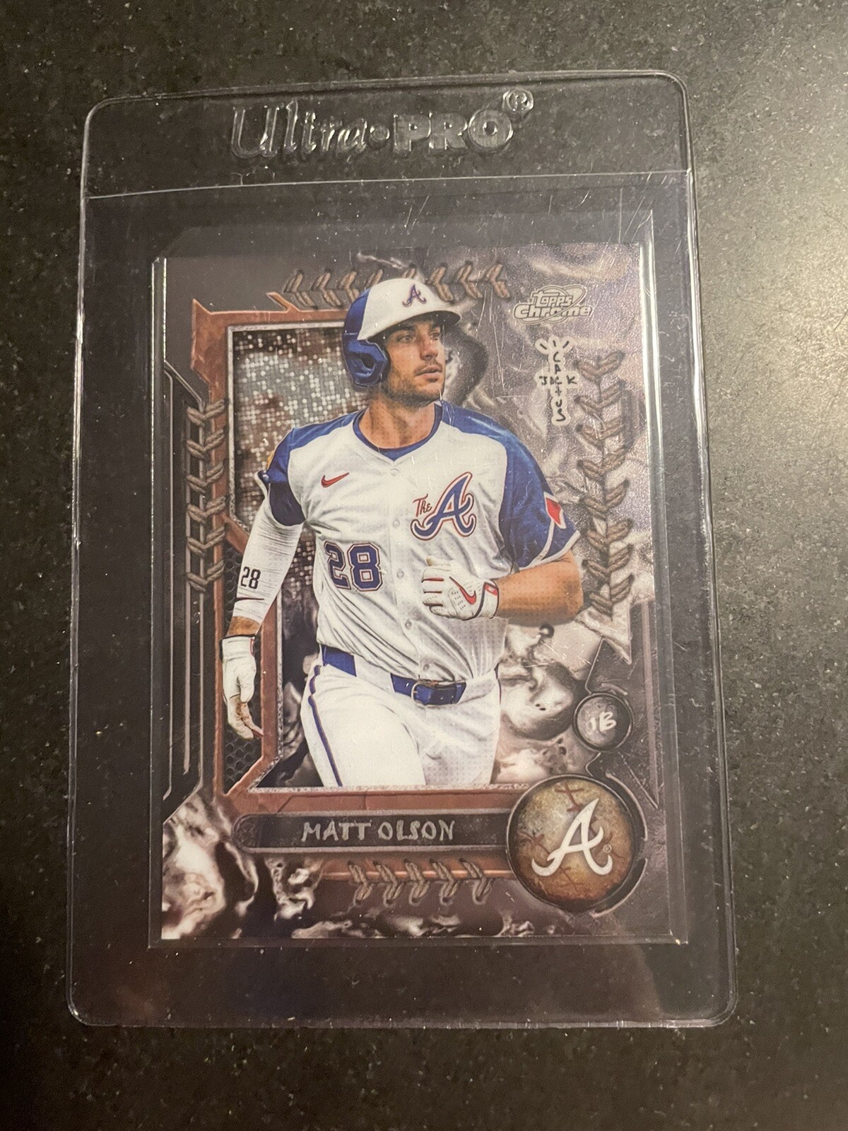 2024 Fanatics Fest Topps Chrome Cosmic X Cactus Jack Matt Olson Travis Scott