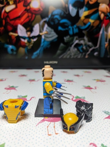 WOLVERINE X-MEN 97 MINIFIG FIGURE deadpool smarvel hugh jackman 3rd party LEGO - Picture 2 of 5