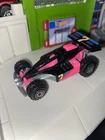 VINTAGE! 1992 Hot Wheels Shock Factor #141-Black/pink No.7 Racer