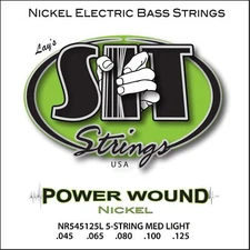 S.I.T. Strings NR545105L - Power Wound 5 String Bass Nickel Light (45-125)