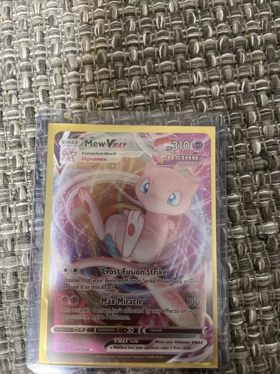 Mew VMax - 114/264 Full Art Ultra Rare - Fusion Strike