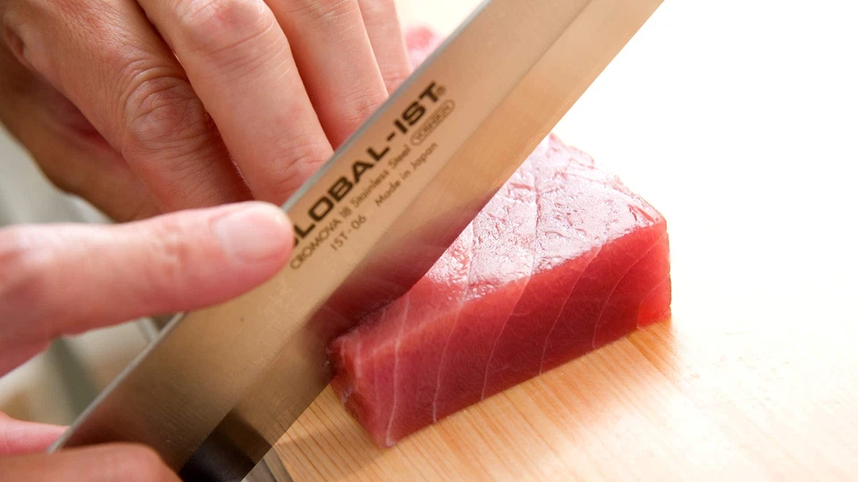 Juego de 3 cuchillos japoneses Global IST-B05 plata 4,7 pulgadas (12 cm) 9,4 Foto 3 de 3