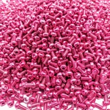 M3 x 6/8/10mm Screws - 7075-T651 Aluminum Alloy Colored Pink - ( 10 pcs ea)