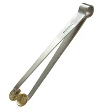   Round Pillow Press brass pad I inch Small Stainless Steel Total Lenght 11 Inch