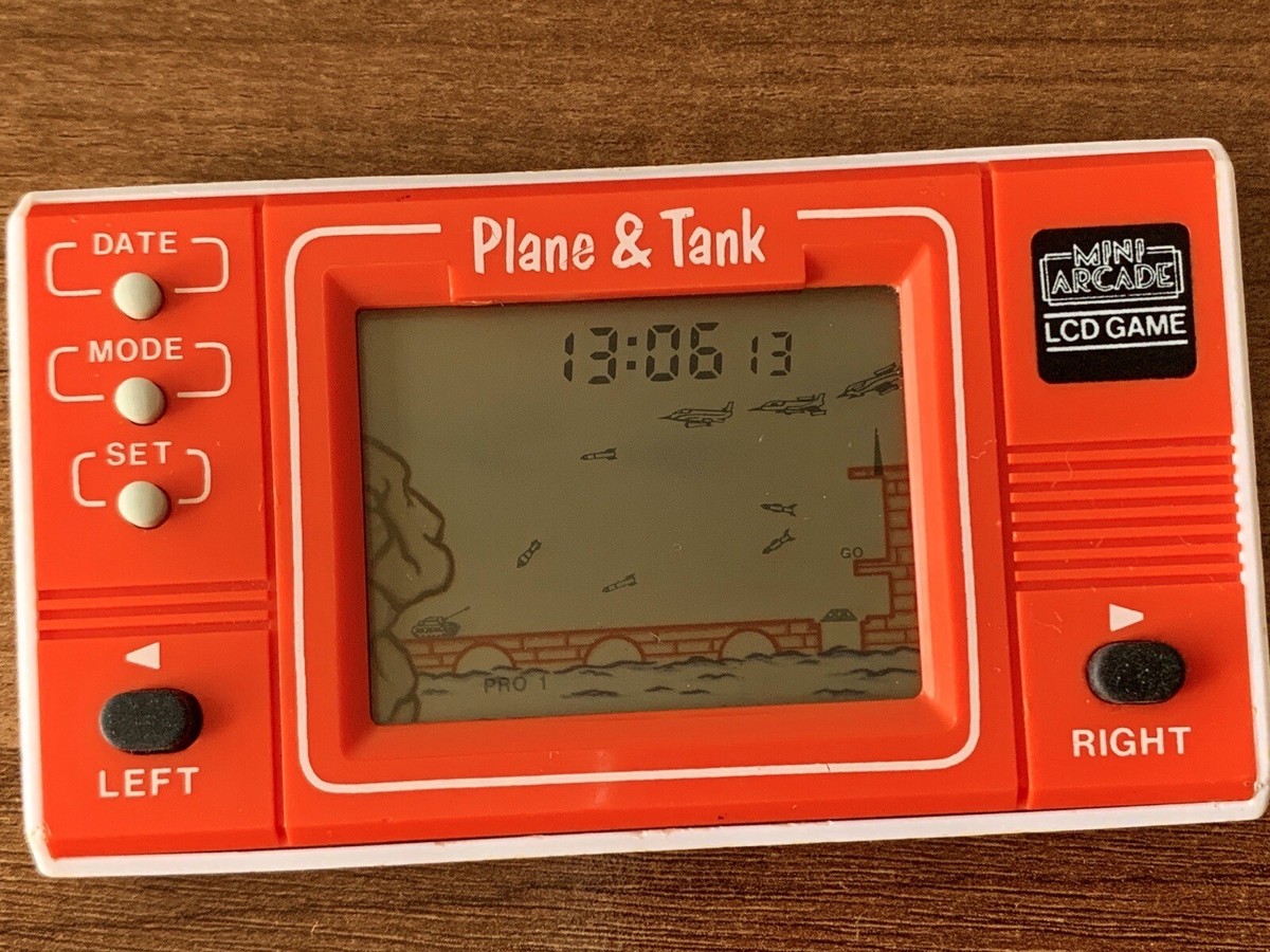 Mini Arcade LCD Game & Watch 737-1 Plane & Tank (B) | eBay