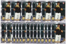x500 Jared Triolo 2019 (1st) Bowman Draft #161 Rookie Card RC lot/set Pirates!!!