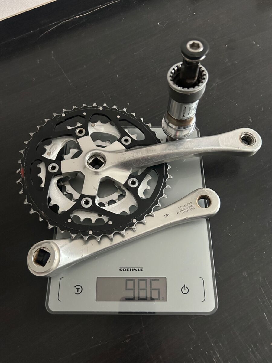 Shimano Deore XT FC-M737 Crankset, 170mm, 42/32NEW/22 + BB Shimano Deore XT FC-M737 Crankset, 170mm, 42/32NEW/22 + BB
