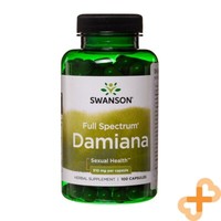 Swanson Damiana BläTter 100 Kapseln Men Damen Sexuelle Gesundheit UnterstüTzung