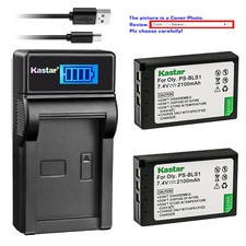 Kastar Battery LCD Charger for Olympus BLS-1 PS-BLS1 BLS1 Olympus E-420 E-450
