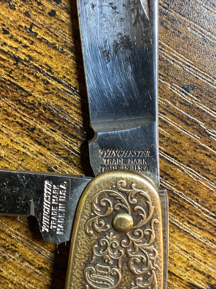Navaja de bolsillo Winchester 125 aniversario 2 hojas #1866-1991-2 Foto 4 de 4