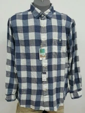 Daniel Cremieux Corsica White Grey Checkered Cotton LS Men's Shirt XL NWT $79.50
