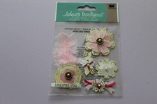 Jolee's Boutique "Paper Collage Flowers" 2011 Rare 50-21079