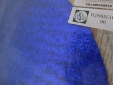 Dichroic Glass:CBS 90COE Yellow/Purpl,e on Florentine Textured Black- 3" Sq