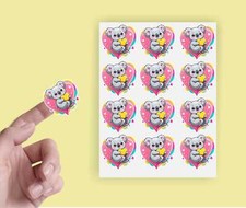 x24 Koala Envelope Seal Craft Vinyl Stickers cr976