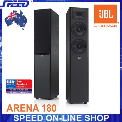 JBL Arena 180 Floorstanding Speakers Loudspeakers Black (Pair