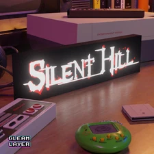 Silent Hill Classic Led Retro Logo Gaming Light Sign