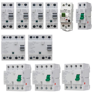 Fi-Schalter Fehlerstromschutzschalter 2/4 polig 16A 25A 40A Kopp Green Electric