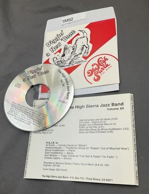Diggin' a New 'Bone by the High Sierra Jazz Band Volume XII CD No Case #1M92
