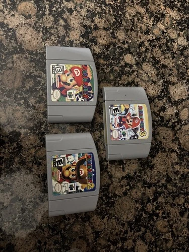 Mario Party 1 2 3 trilogy 1-3 Nintendo 64 N64 video game authentic video games