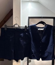 Zara tailored shorts and waistcoat co-ord Size M - Excellent Condition