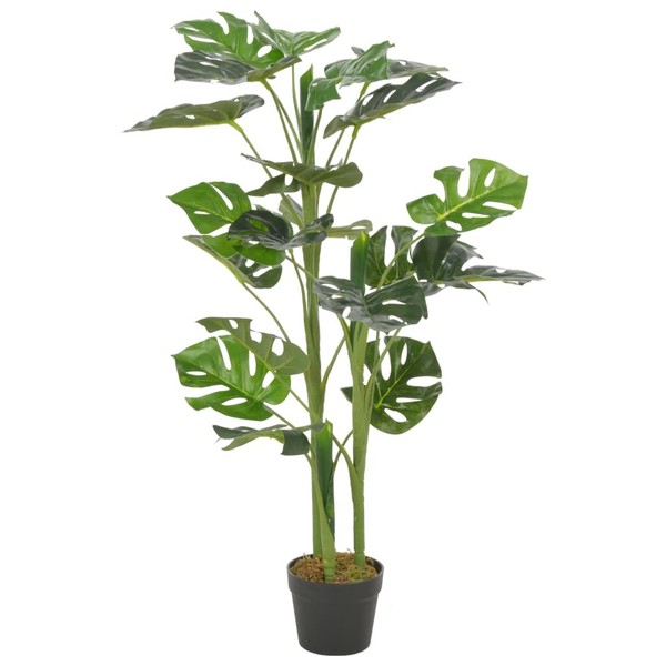 KüNstliche Monstera | Kunstblume | Fensterblatt Pflanze | Kunstpflanze | Im Topf-image