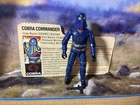 Hasbro 1984 GI Joe Cobra Commander Hooded Figure with Card Complete Vintage