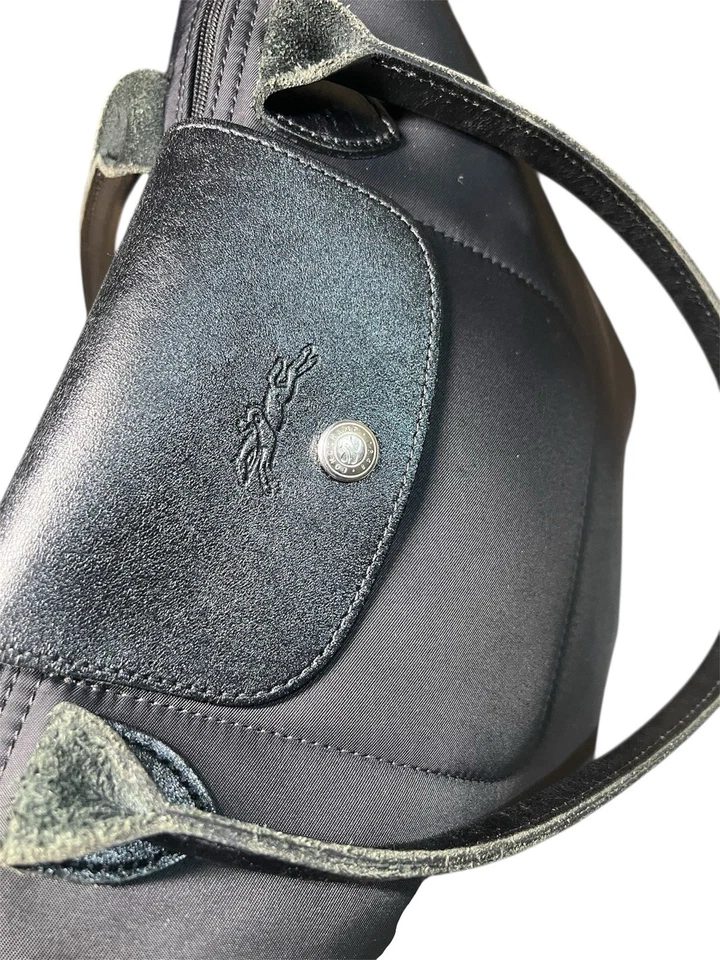 Женская сумка-тоут LONGCHAMP Le Planetes (Le Pliage Neo) средний размер черная - Изображение 4 из 4