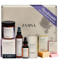 Zaaina Conscious Beauty Birthday Box Soap Face Mist Face Serum Lip Balm New